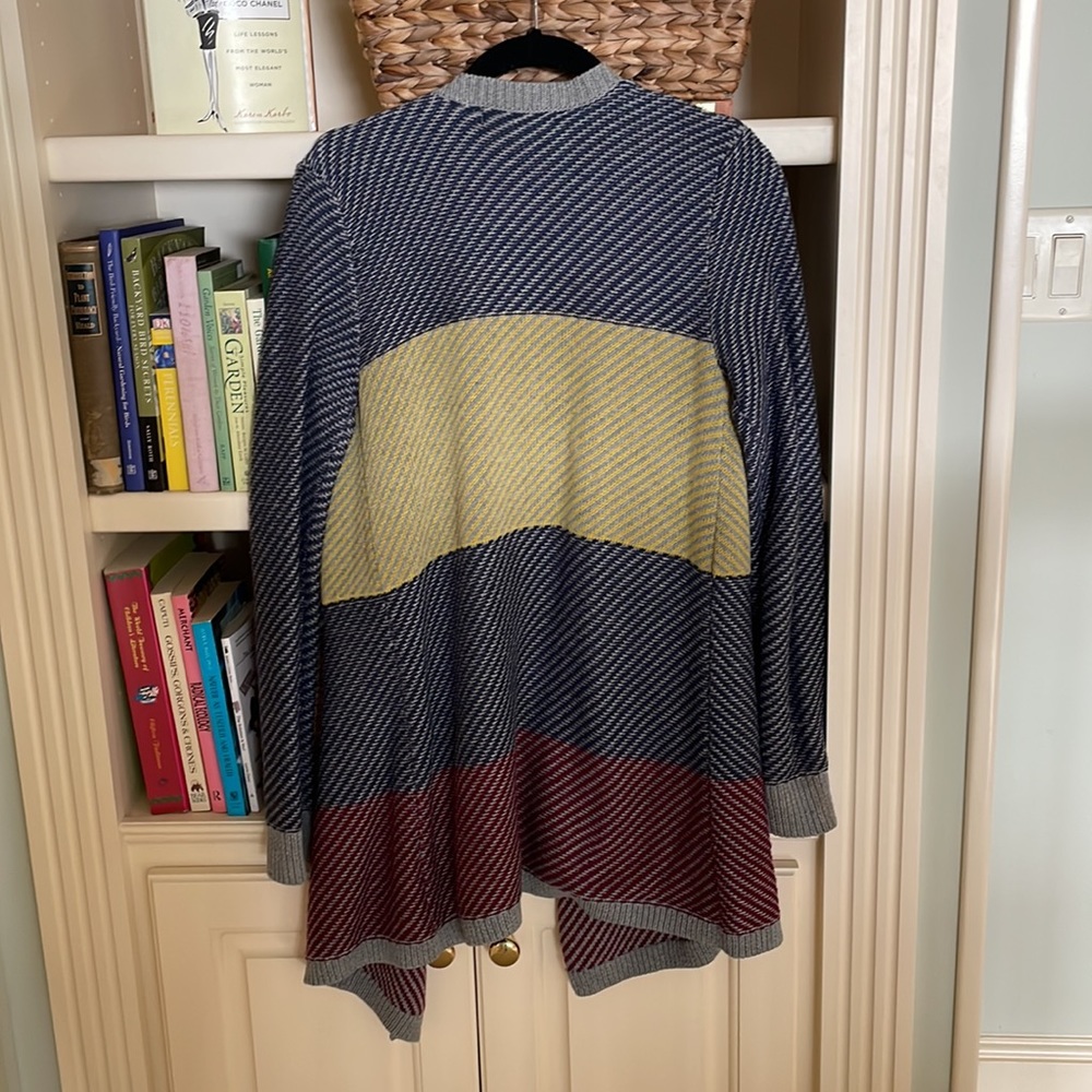 Cabi Color Block Blanket Sweater - image 2
